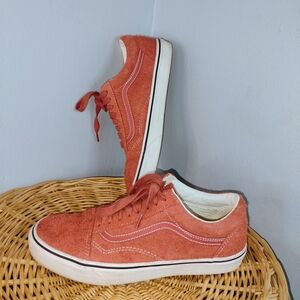 VANS Off The Wall Rust Suede Leather Sneakers Mens 9.5 Casual Streetwear Preppy